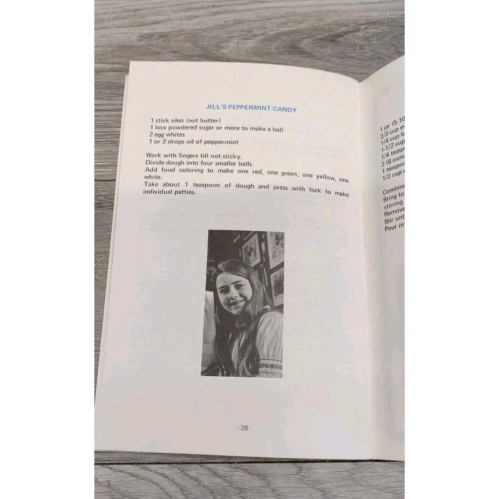 Marge Griffin's Family Cookbook, Senator Bob Griffin Michigan c1970s - Recipes